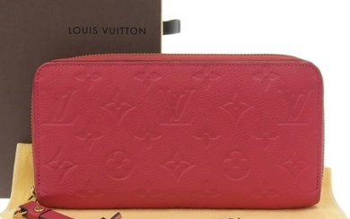 Louis Vuitton LOUIS VUITTON Amplant Zippy Wallet Round Zipper Long Dariya M60942