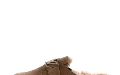 Louis Vuitton Monogram Fur LV Easy Mule 6 Brown