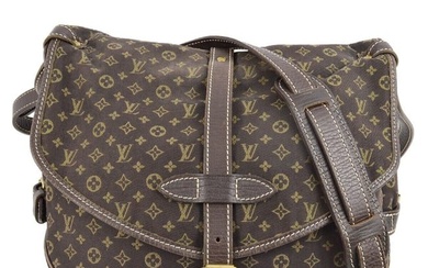 Louis Vuitton Monogram Mini Lin Saumur 30 Shoulder Bag M95227 MB0096