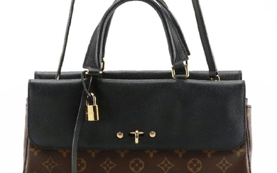 Louis Vuitton Venus Bag in Monogram Canvas and Black Leather