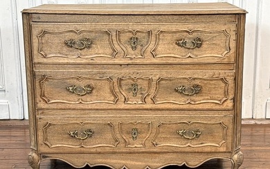 Louis XVI Style Oak Commode