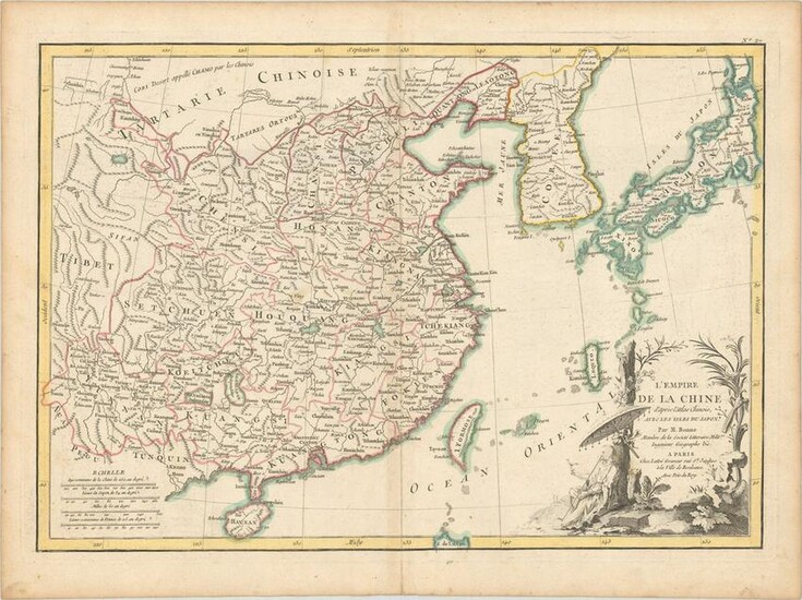 MAP, China, Korea & Japan, Bonne/Lattre