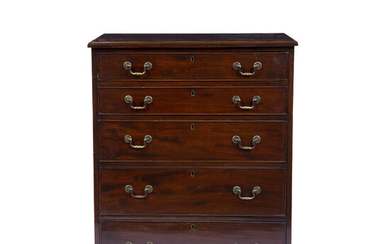Mahogany narrow chest of drawers