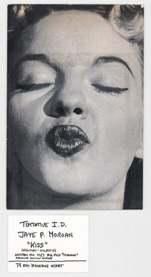 Marilyn Monroe 'Niagara, Kiss' Magazine Insert