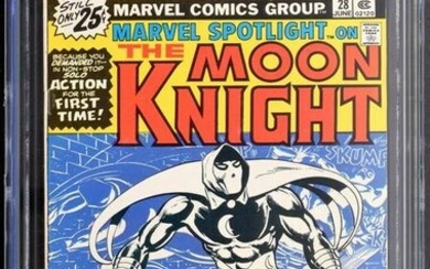 Marvel Comics SPOTLIGHT ON MOON KNIGHT #28, CGC 8.0