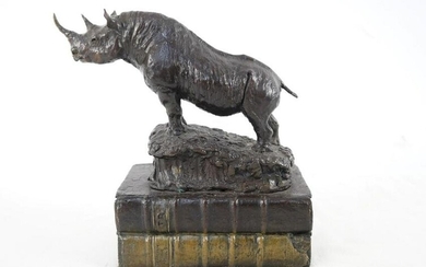 Michael Coleman Bronze Rhino Roosevelt