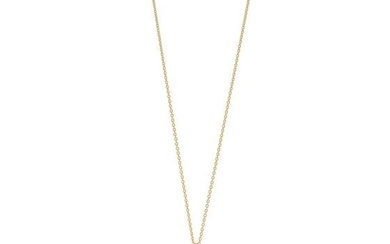 Mikimoto 18K Yellow Gold Platinum Diamond Akoya Pearl Teddy Bear Pendant Necklace