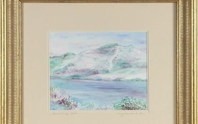 NANCY BRAGINTON-SMITH (Massachusetts, 1956-), “Dune Study”., Watercolor on paper