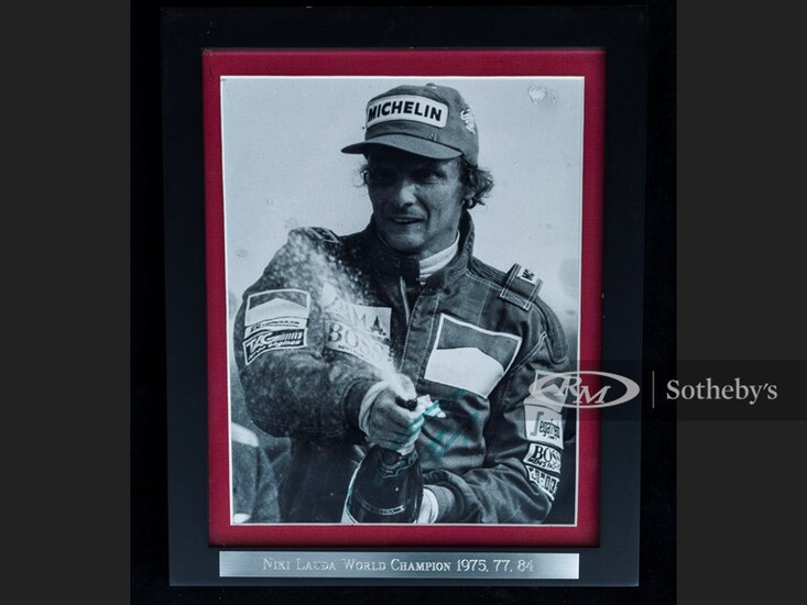 Niki Lauda Signed Photograph