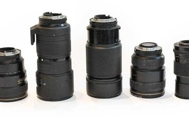 Nikon ED Lenses Nikkor AF f2.8 80-200mm and two...
