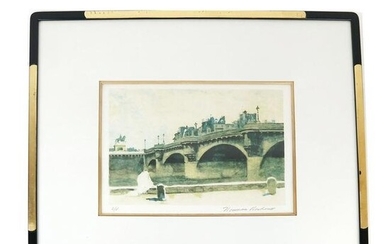 Norman Rockwell "Le Pont Neuf"- Lithograph