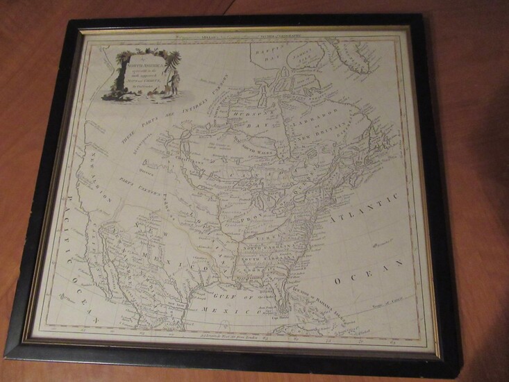 North America Agreeable to the Most Approved Maps and Charts By Thomas Conder, Engraved for Millar's New Complete Universal System of Geography