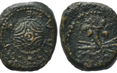Northern Lucania, Paestum, c. 2nd century BC. Æ Triens (16mm,...