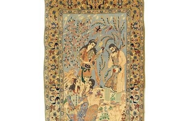 Orientteppich. ISFAHAN/PERSIEN, 20. Jh., 155x106 cm