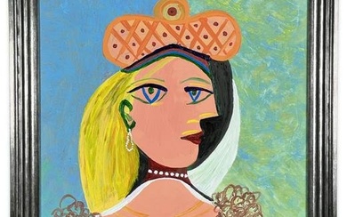 Original Painting in manner of Pablo Picasso