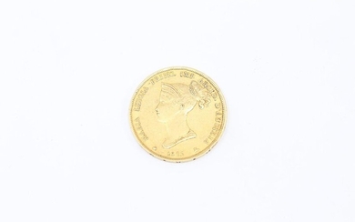 Gold coin of 40 Lire Maria Luigia, 1815.