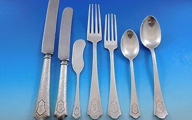 Priscilla by Manchester Sterling Silver Flatware Service Set 37 pieces Scarce
