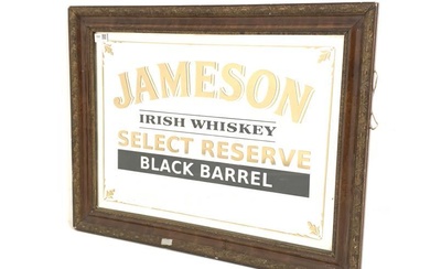 Reproduction Jameson Irish Whiskey advertising Mirror in gilt frame...