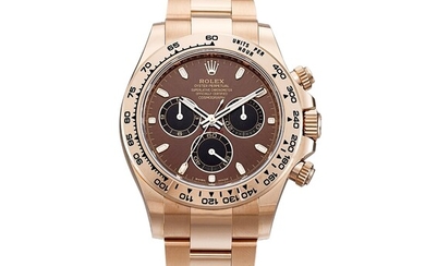 Rolex Cosmograph Daytona, Reference 116505 | An Everose gold chronograph wristwatch with bracelet, Circa 2021 | 勞力士 | Cosmograph Daytona 型號116505 | 永恆玫瑰金計時鏈帶腕錶，約2021年製