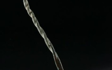 Roman Bronze Twisted Wire Hair Pin