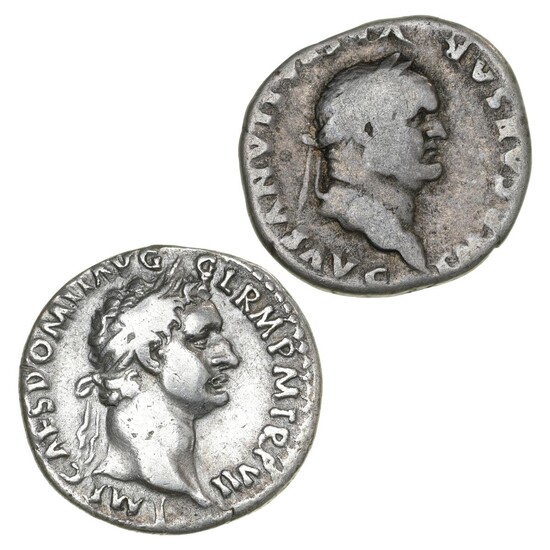 Roman Empire, Vespasian, 69–79, Denarius, Rome 75 AD, PON MAX TR P...