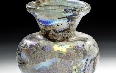 Roman Glass Jar - Spectacular Iridescence