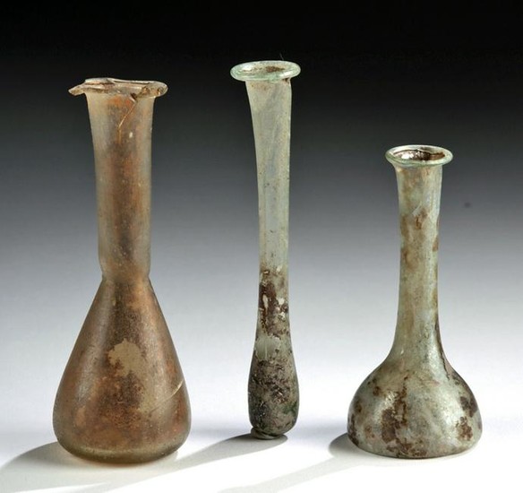 Roman Glass Unguentaria (Group of 3)