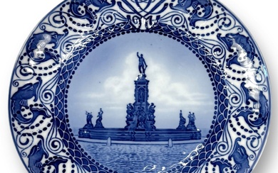 Royal Copenhagen Neptune Fountain 1911