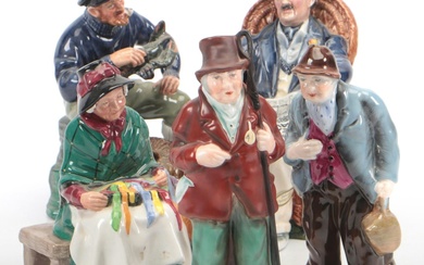 Royal Doulton "Silks & Ribbons" and More English Porcelain Figurines