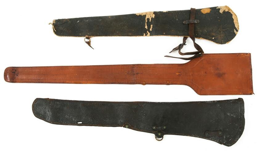 SPAN AM - WWII CAVALRY RIFLE HOLSTERS & SWORD CASE