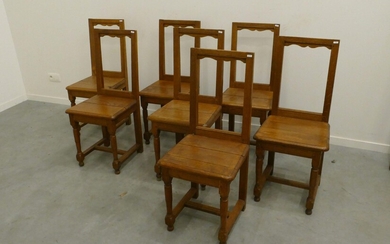 Série de 6 chaises de Herve