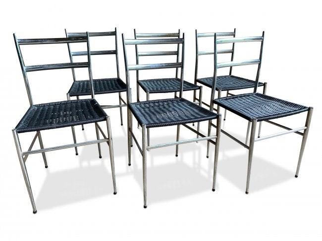 Set Of 6 Gio Ponti Chairs