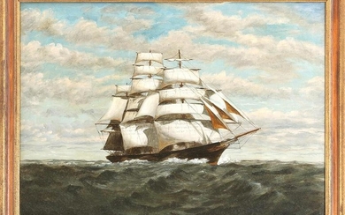 Ship portrait (American School, 19th century)
