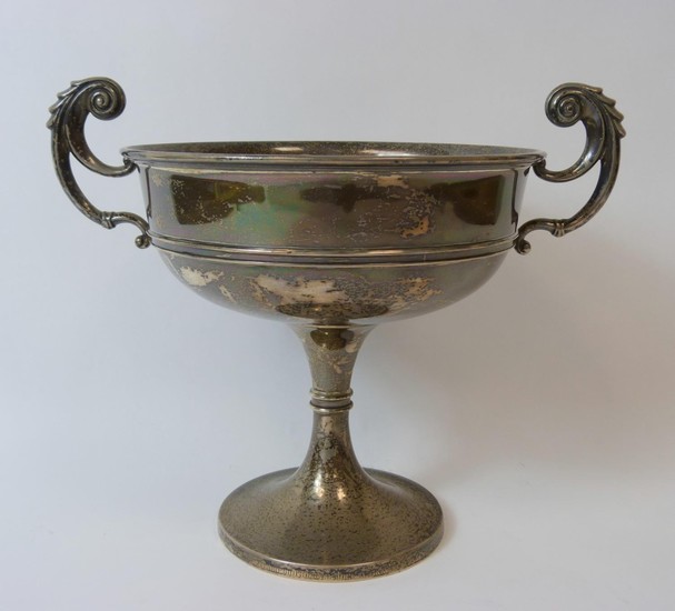 Silver two handled shallow cup '----Gift of the Mercers' Com...
