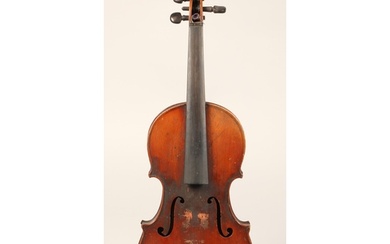 Small size French Violin, circa 1900, labelled 'Copie de Ant...