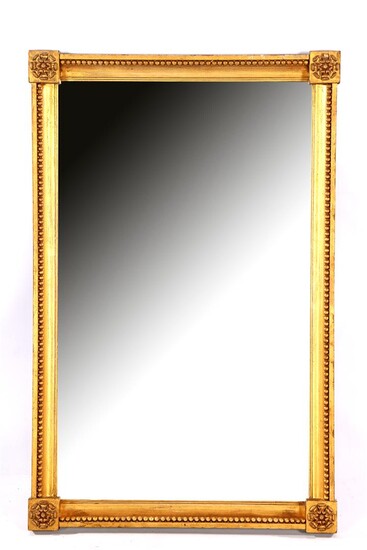 (-), Mirror in Louis Seize style frame, 86x55...
