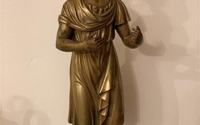 Statuette représentant Sénèque en bronze,... - Lot 32 - L'Huillier & Associés