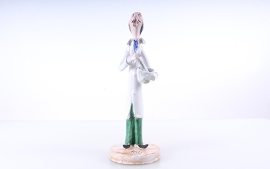 T.P. Ceramics Hand Made Pharmacist Figurine