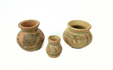 TRE VASI KULLI DATAZIONE: 2500-1.900 a. C. MATERIA E TECNICA: argilla rosata,...