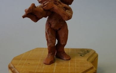Terracotta Sculpture, Mother & Child, by Avilez
