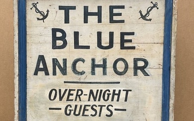 The Blue Anchor Trade Sign