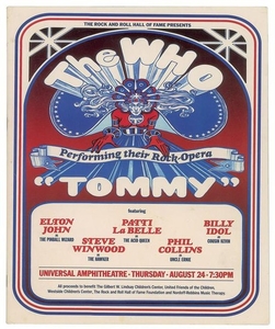 The Who and Elton John 'Tommy' Program