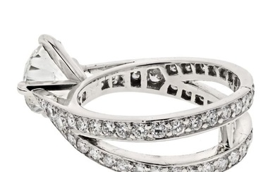 Tiffany & Co. 1.79 carat Round Diamond H/VVS1 GIA Ring