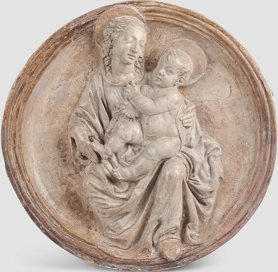 Tondo, Mother with Child, ca. 1440