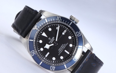 Tudor 'Black Bay 41mm'. Men's watch in steel with black dial, 2010s