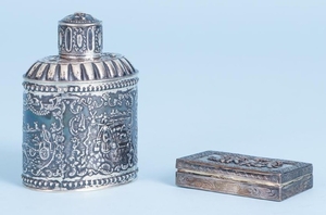 Two Antique Dutch Silver Items