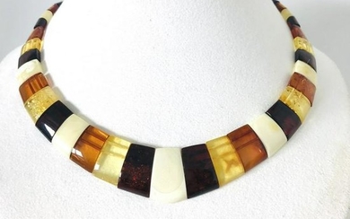 Unique and Astonishing Amber Cleopatra necklace