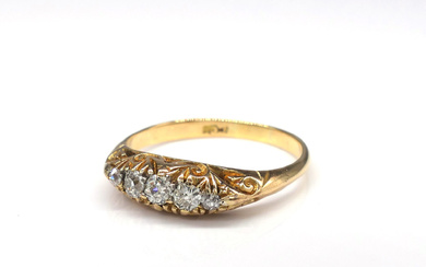 VICTORIAN OLD-CUT DIAMOND ring.