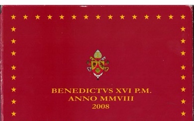 Vatican, Benedict XVI, Set 1 ct. - 2 Euro, Proof,...