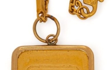 Vikki Carr | Credit Suisse 1/2 Oz Fine Gold Ingot Necklace